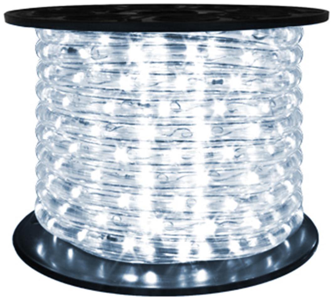 

5 m White LED Rope Light Rice Light with Adapter