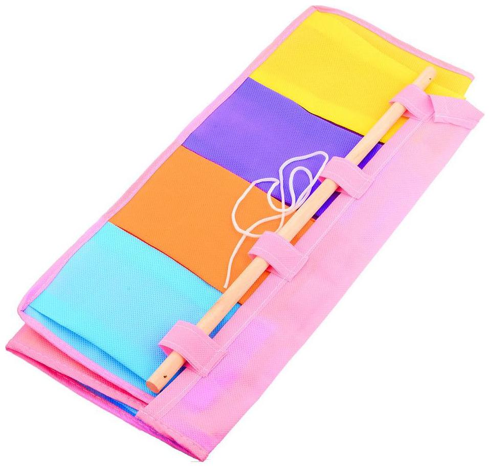 

5 Pocket Colorful Hanging Wardrobe Storage Org