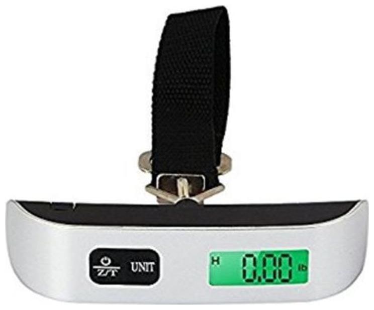 

50kg Kitchen and Luggage weight machine with LED Backlit Display and Battery weighing scale