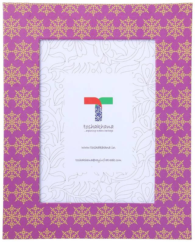 510S Photo Frame Paper Kasuti Embroidery PR Karnataka India