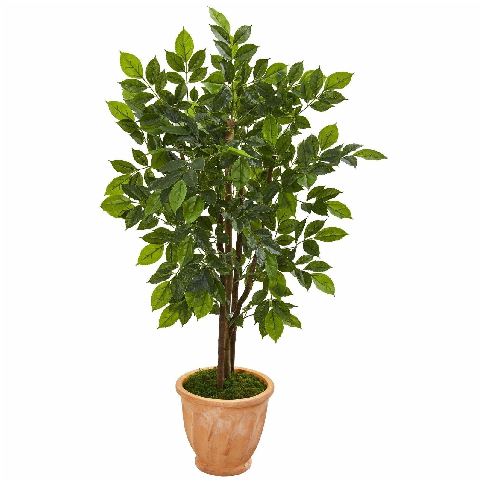

53 River Birch Artificial Tree in Terra Cotta Planter