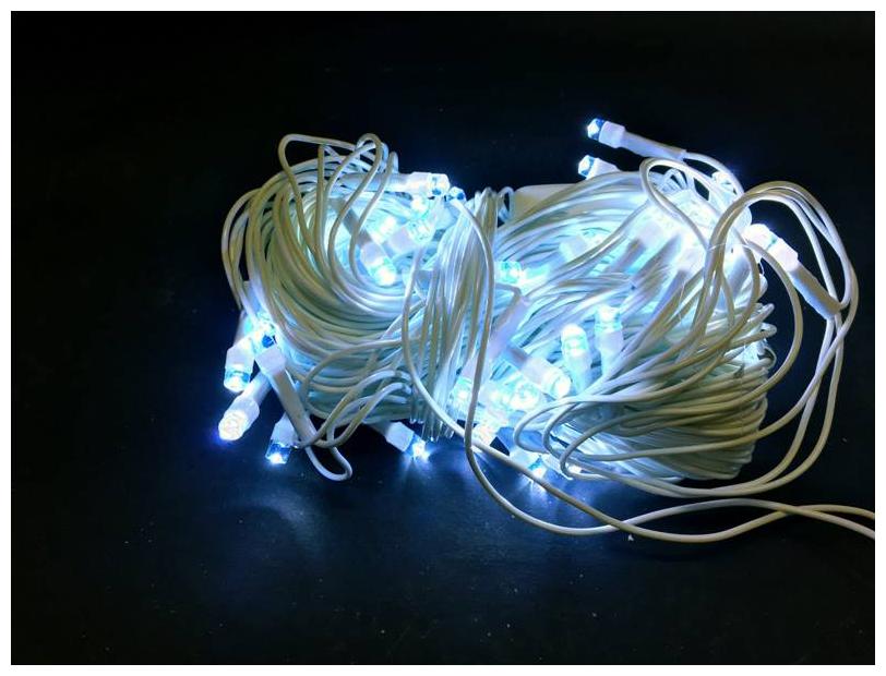 

GLOWTRONIX 24LED Compact Cluster Lights for 8M Christmas Tree - Indoor Outdoor Garden Party Wedding - White Colour