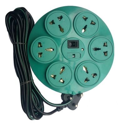 

ARBANO Three Pin Multi Extension Board ( 2 m 6 Socket 1 Switches)
