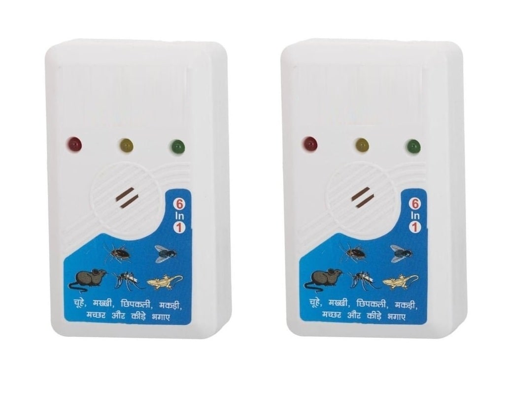 

6 in 1 Peston Insect and Pest Killer Cum Electric Health Care System (Assorted Color) Pack of 2