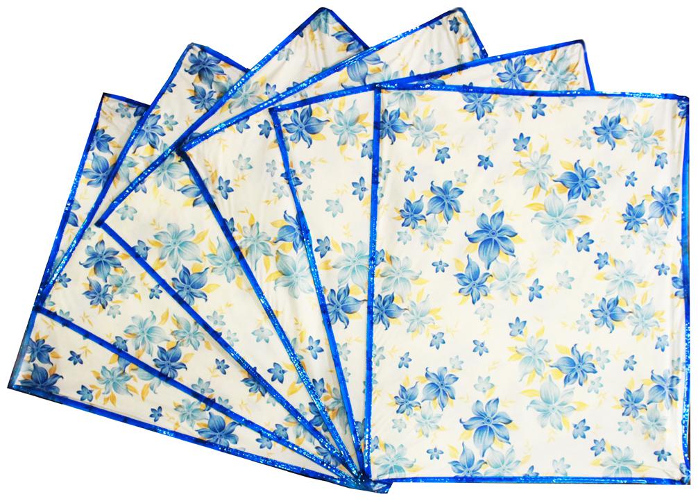 

6 piece unique store 1 side 3D printed cover for sarees and garments