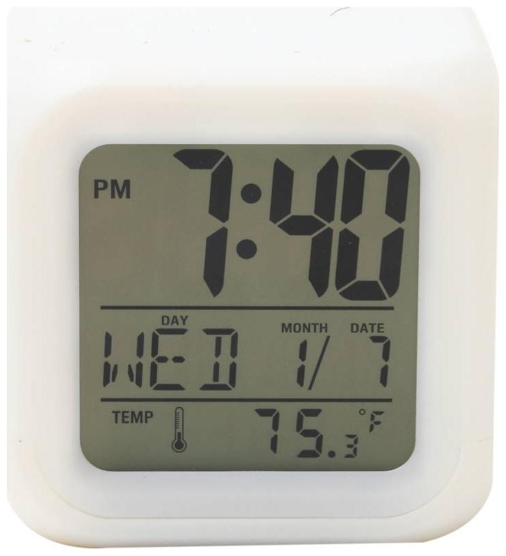 

MARKETWALA Plastic Digital Table clock ( Set of 1 )