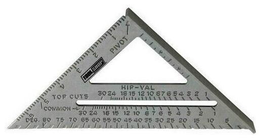 

7 Inch Aluminum Alloy Rafter Square New in Package