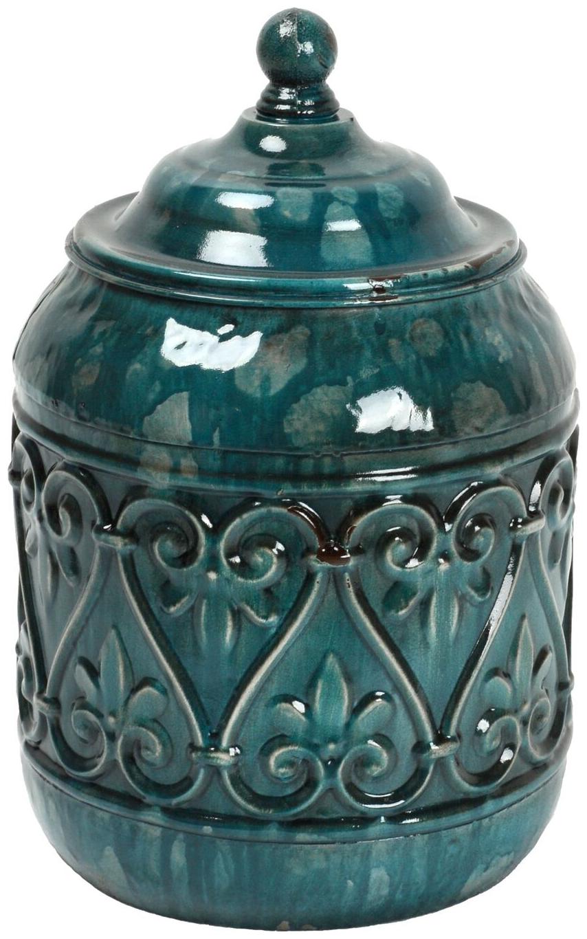 

8 Blue Metal Jar