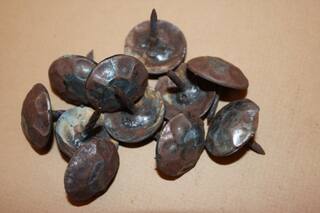 Buy 80 1 Inch Round Head Hammered Nails Clavos Decorative