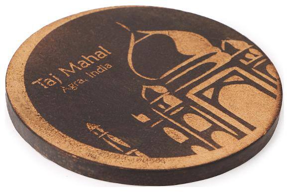 803 Fridge Magnet MDF Laser Cut Taj Mahal Agra UP India