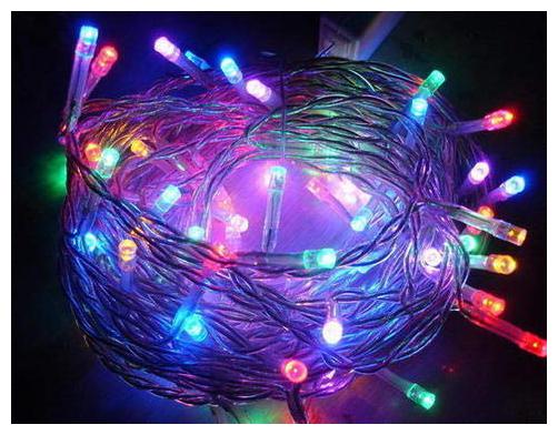 

8M 26LED Outdoor Led Light Room Fairy Light String Indoor for Garden Tree Home Decoration( R G B)