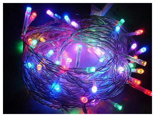 

8M 26LED Outdoor Led Light Room Fairy Light String Indoor for Garden Tree Home Decoration( R G B)
