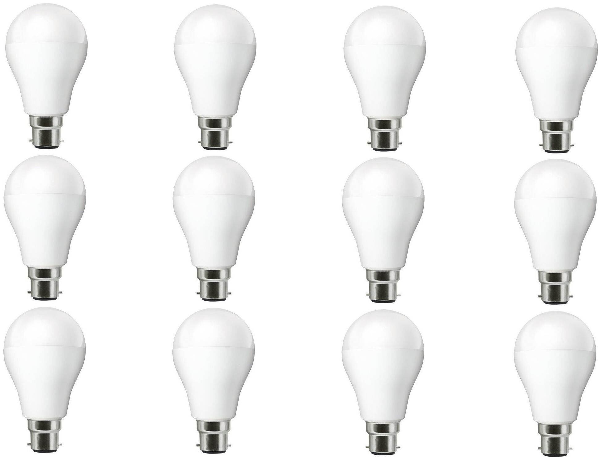 

9 Watt LED Bulb Cool Day Light 900 Lumens ( Pack of 12)