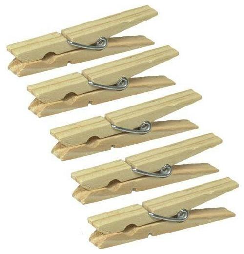

96 pieces - 1 5 inch MINI Wood Clothespins Multi-Purpose Crafting - Decorations