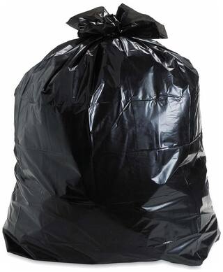 A 100 pcs Pack of Garbage Bags (17 x 23 inch)