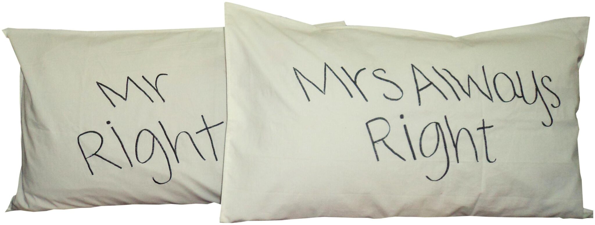 Buy A H Enterprises Pillow Cover Set Of 2 Pcs Embroided Mr Mrs