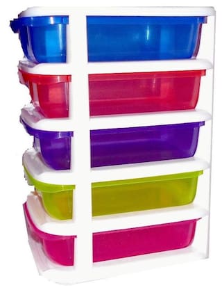 Buy A Mart Desktop Organizer 5 Drawer Mini Storage Box Online At