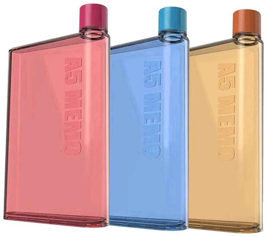 

FUNKY DEAL Plastic Assorted Water Bottle ( 420 ml Set of 3 )