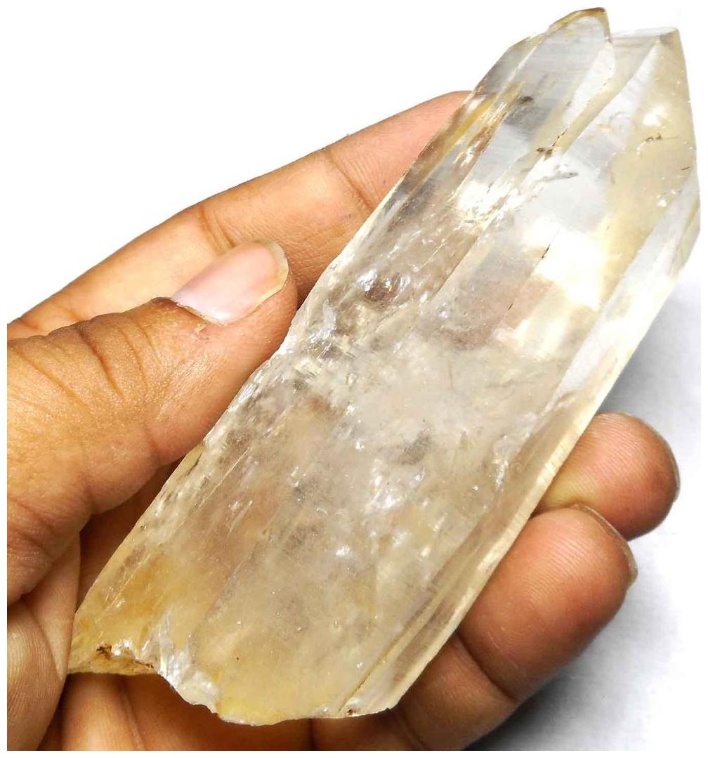 

AAA HIMALAYAN CLEAR QUARTZ CRYSTAL WAND POINT HIGH VIBRATION 181g AJ543 Fresh full of high vibration energy from the Himalayas