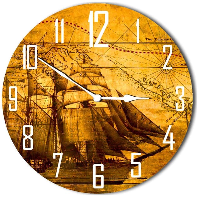 AALAPINO Wood Analog Wall clock ( Set of 1 )