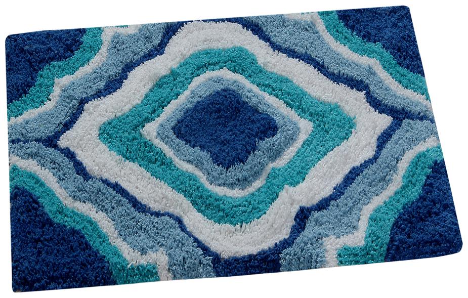 

AAZEEM Blue And Green Door Mat