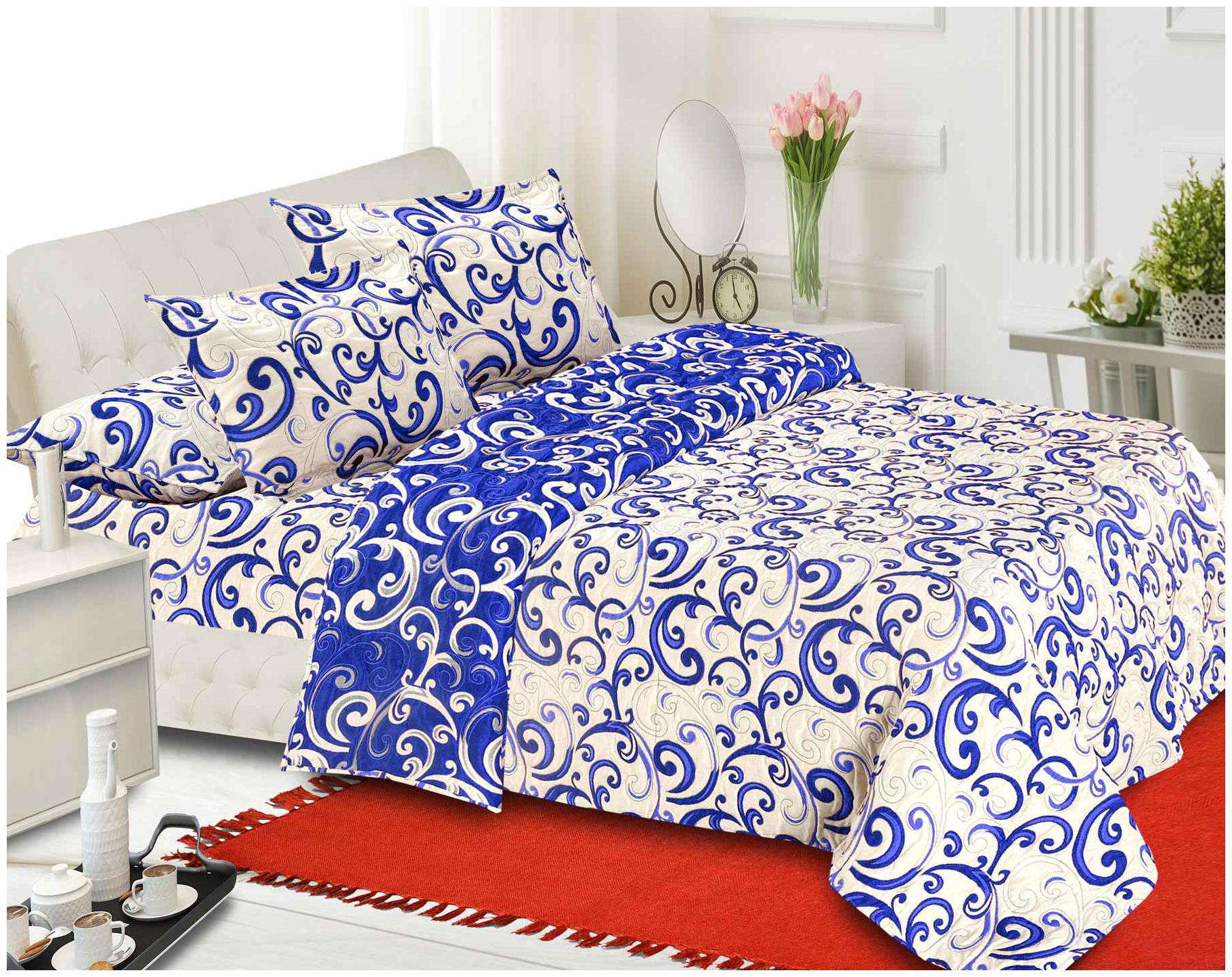 

Aazeem Cotton Abstract Double Size Bedsheet 110 TC ( 1 Bedsheet With 2 Pillow Covers Multi )