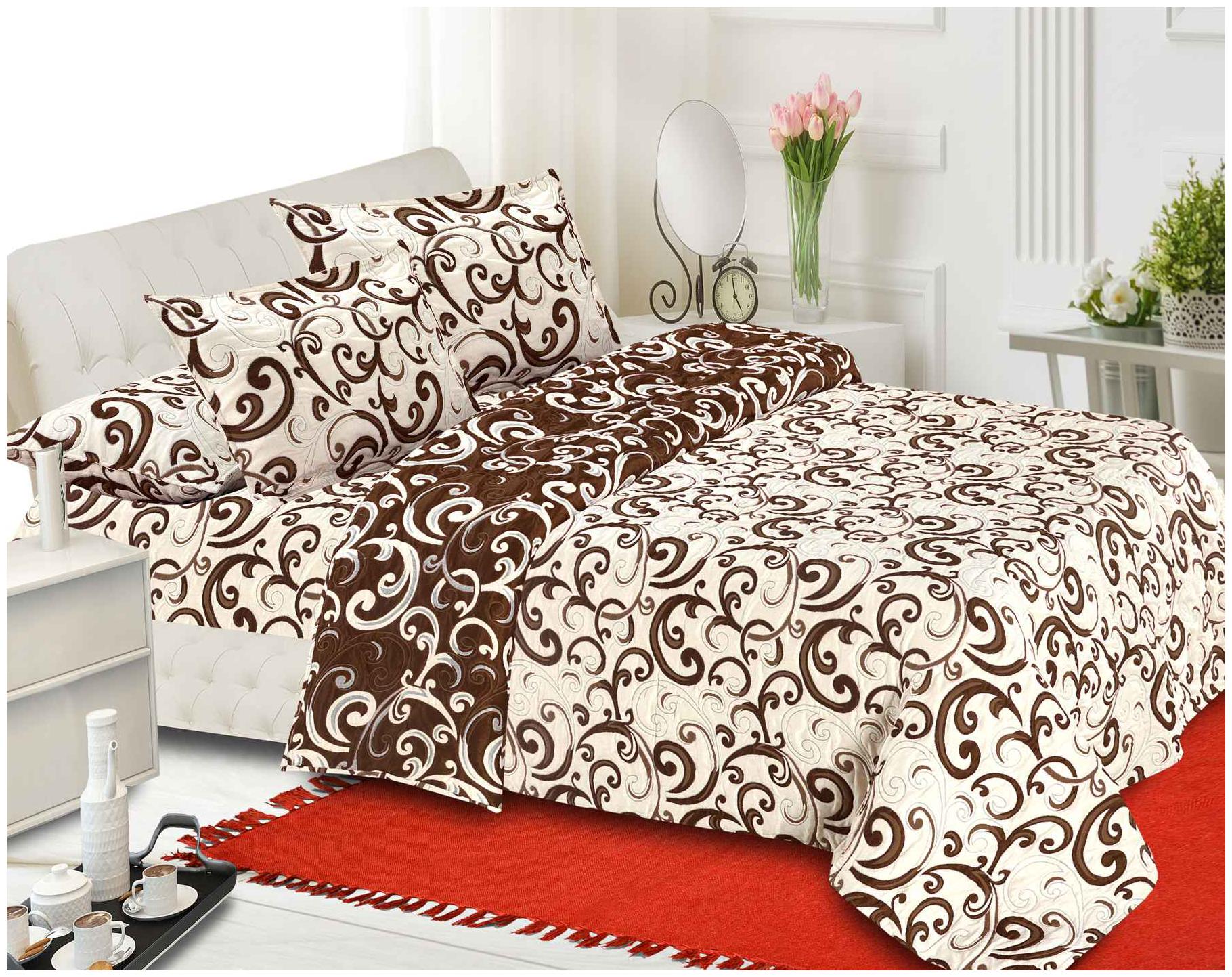 

Aazeem Cotton Abstract Double Size Bedsheet 110 TC ( 1 Bedsheet With 2 Pillow Covers Multi )