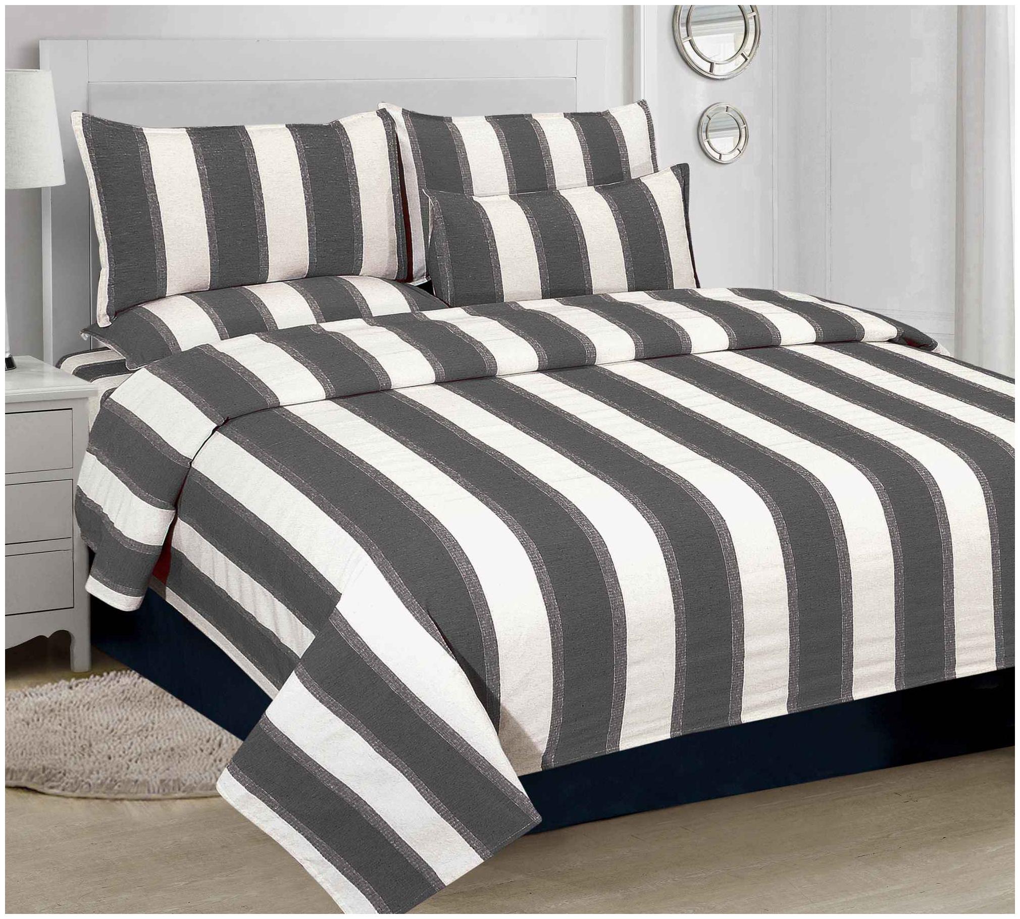 

Aazeem Cotton Abstract Double Size Bedsheet 110 TC ( 1 Bedsheet With 2 Pillow Covers Multi )