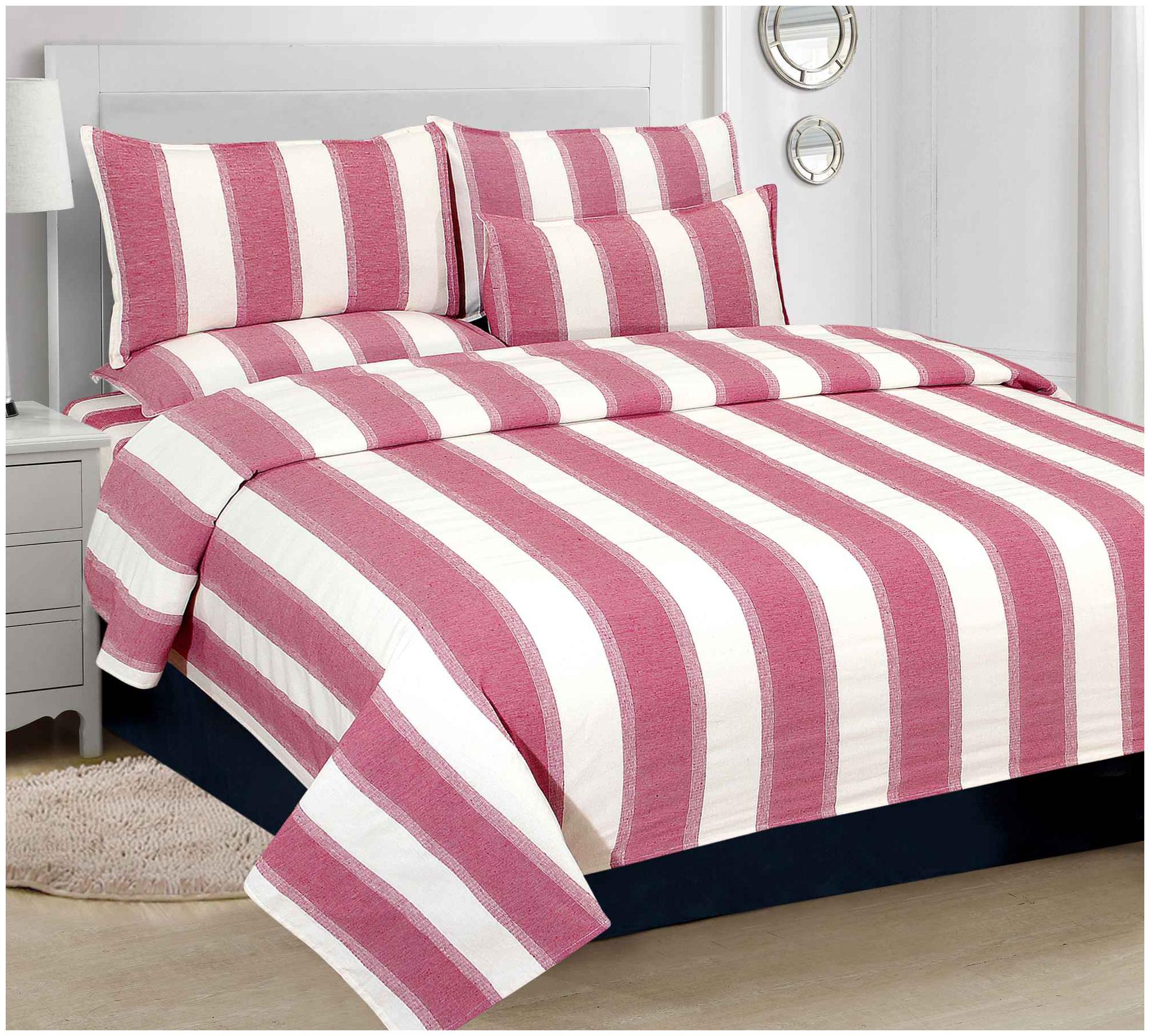 

Aazeem Cotton Abstract Double Size Bedsheet 110 TC ( 1 Bedsheet With 2 Pillow Covers Multi )
