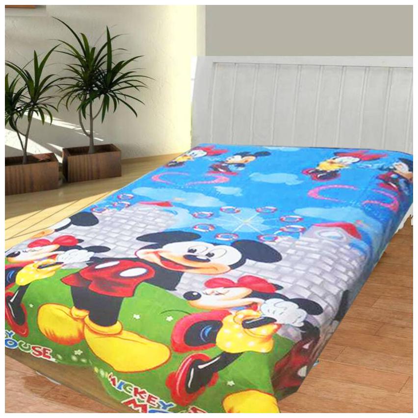

AAZEEM Cotton polyester Single bedsheet (Topsheet)