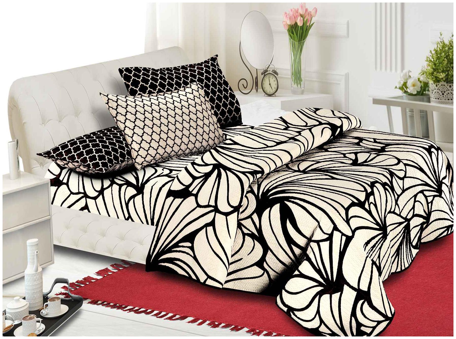 

Aazeem Cotton Abstract Double Size Bedsheet 110 TC ( 1 Bedsheet With 2 Pillow Covers Multi )