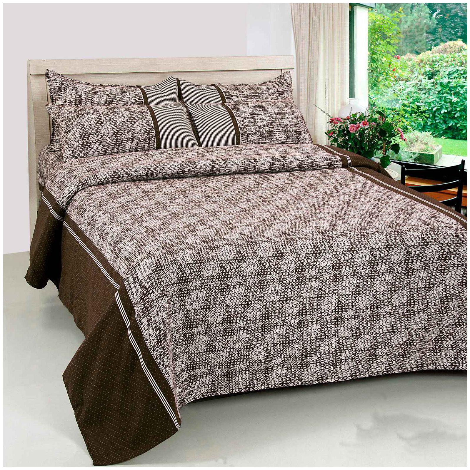 

Aazeem Cotton Abstract Double Size Bedsheet 110 TC ( 1 Bedsheet With 2 Pillow Covers Multi )