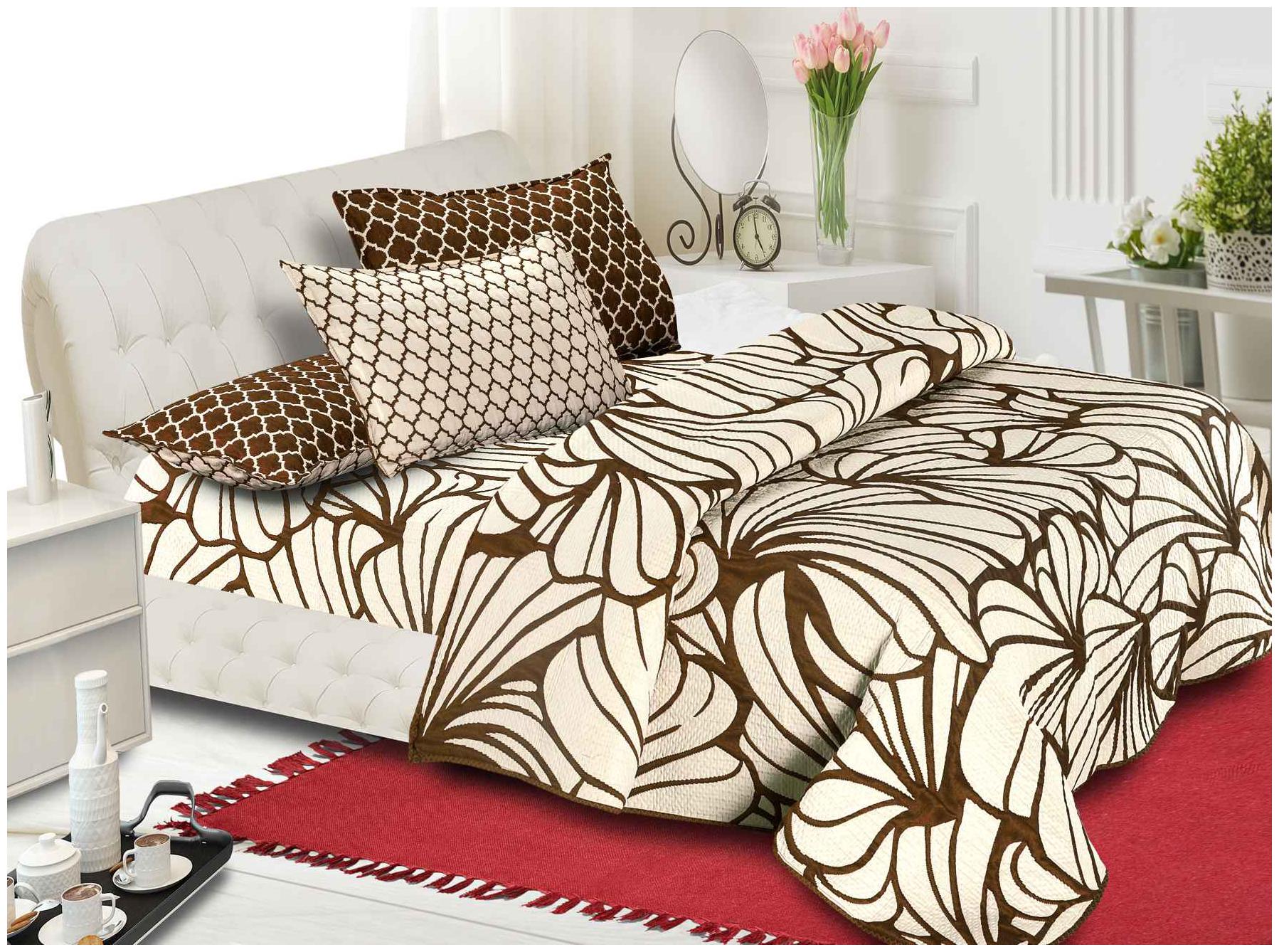 

Aazeem Cotton Abstract Double Size Bedsheet 110 TC ( 1 Bedsheet With 2 Pillow Covers Multi )