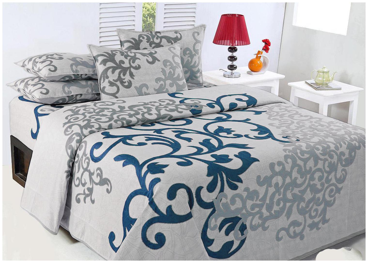 

Aazeem Cotton Abstract Double Size Bedsheet 110 TC ( 1 Bedsheet With 2 Pillow Covers Multi )