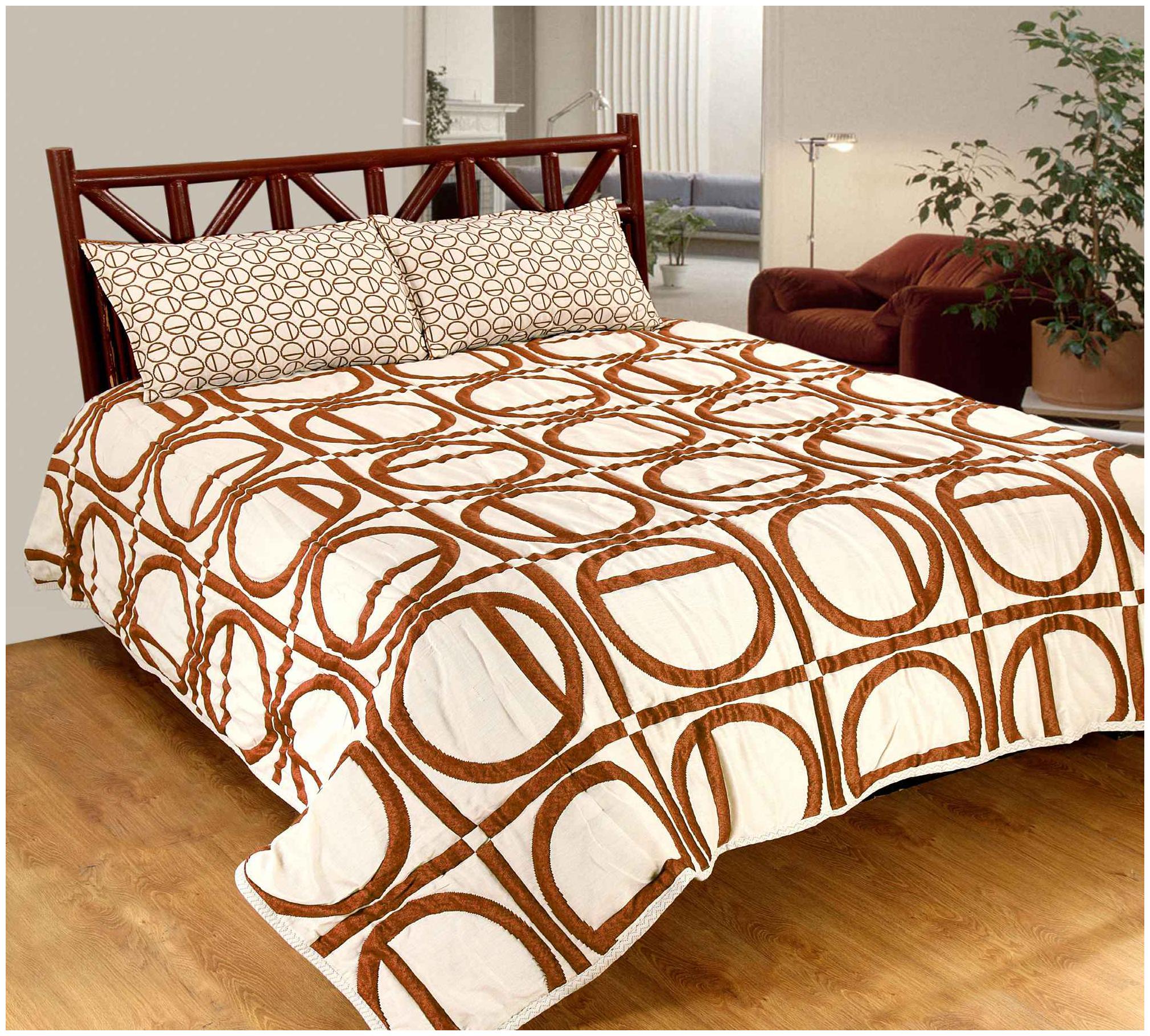 

Aazeem Cotton Abstract Double Size Bedsheet 110 TC ( 1 Bedsheet With 2 Pillow Covers Multi )
