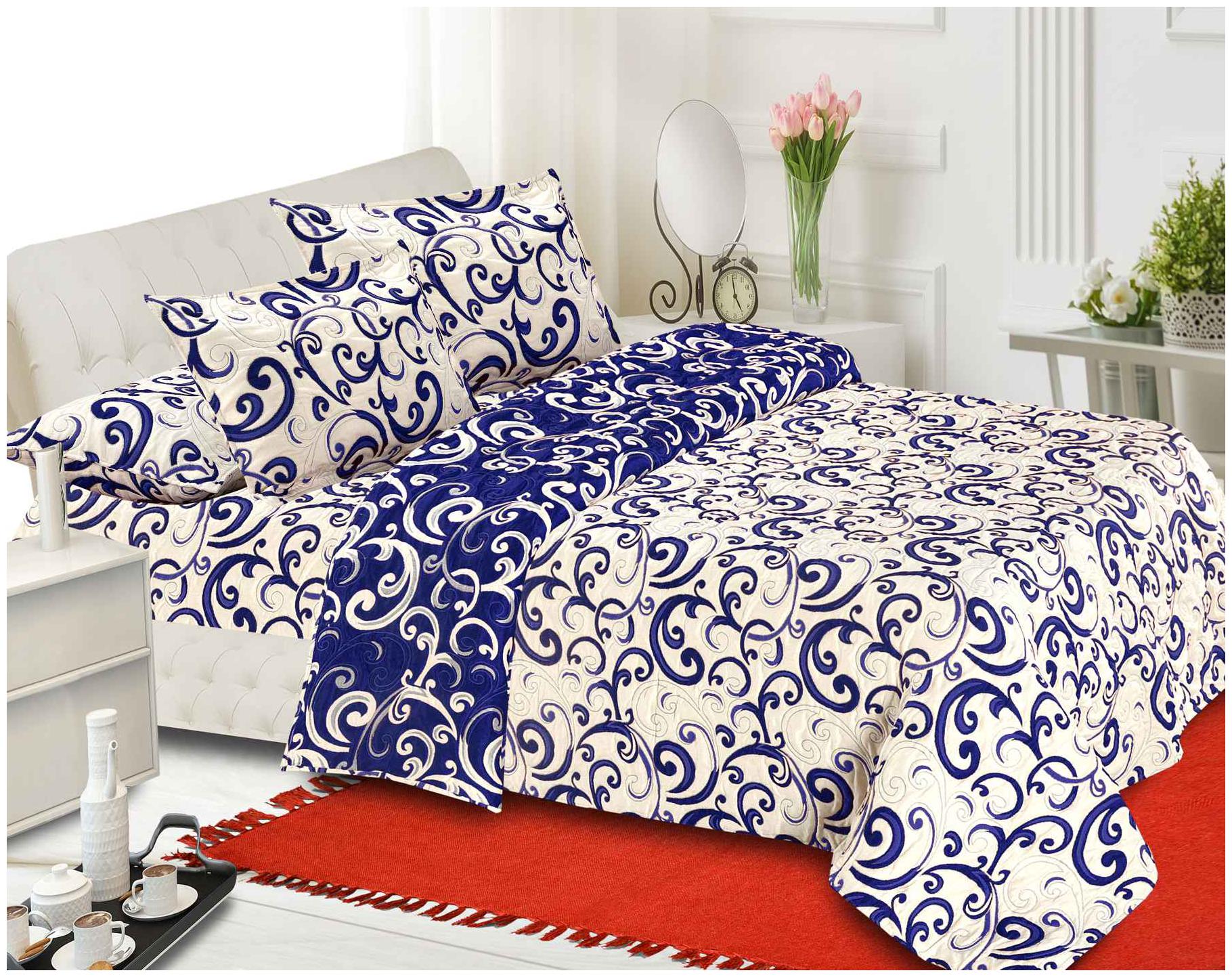 

Aazeem Cotton Abstract Double Size Bedsheet 110 TC ( 1 Bedsheet With 2 Pillow Covers Multi )