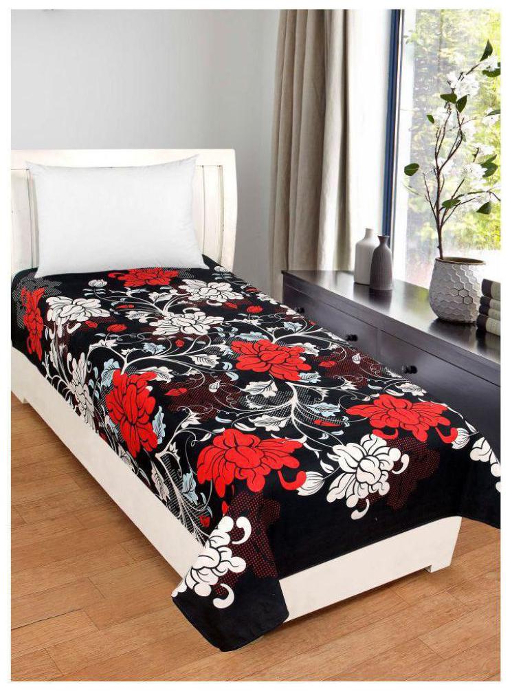 

AAZEEM Cotton polyester Single bedsheet (Topsheet)