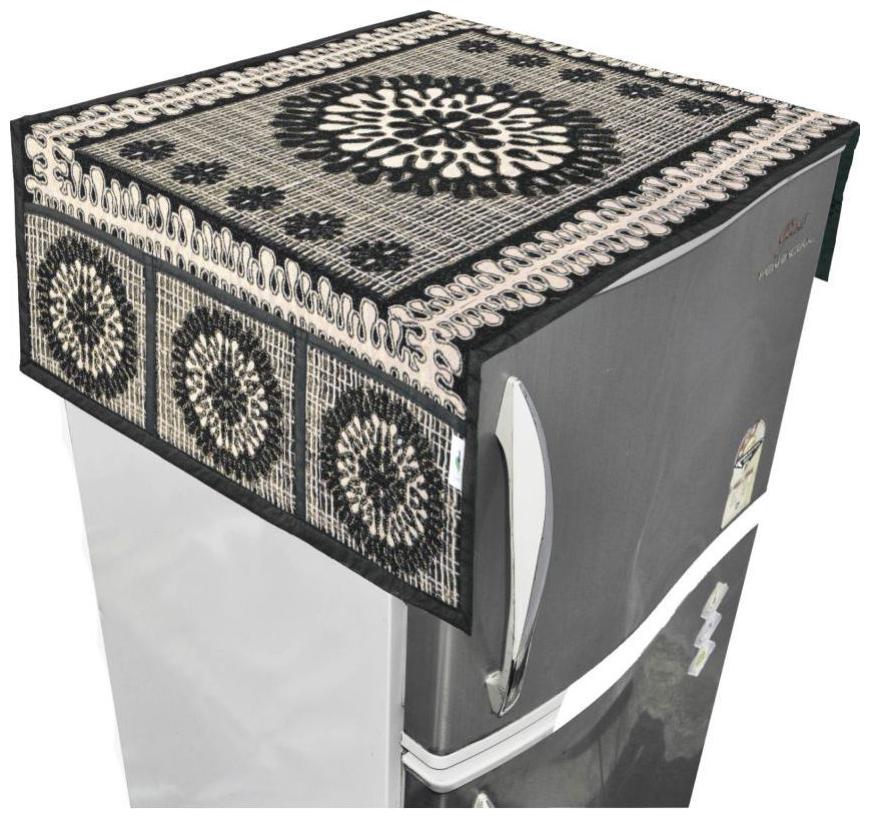 

Aazeem Design Velvet Fridge Top Cover