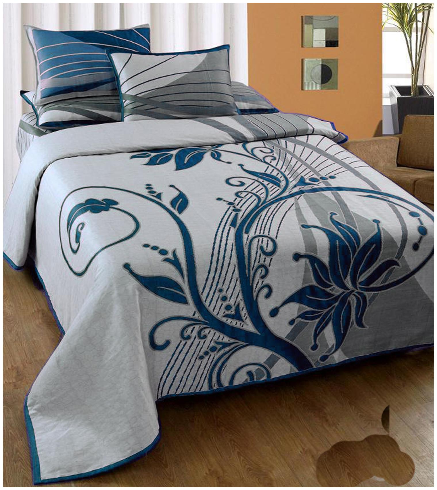 

Aazeem Cotton Abstract Double Size Bedsheet 110 TC ( 1 Bedsheet With 2 Pillow Covers Multi )