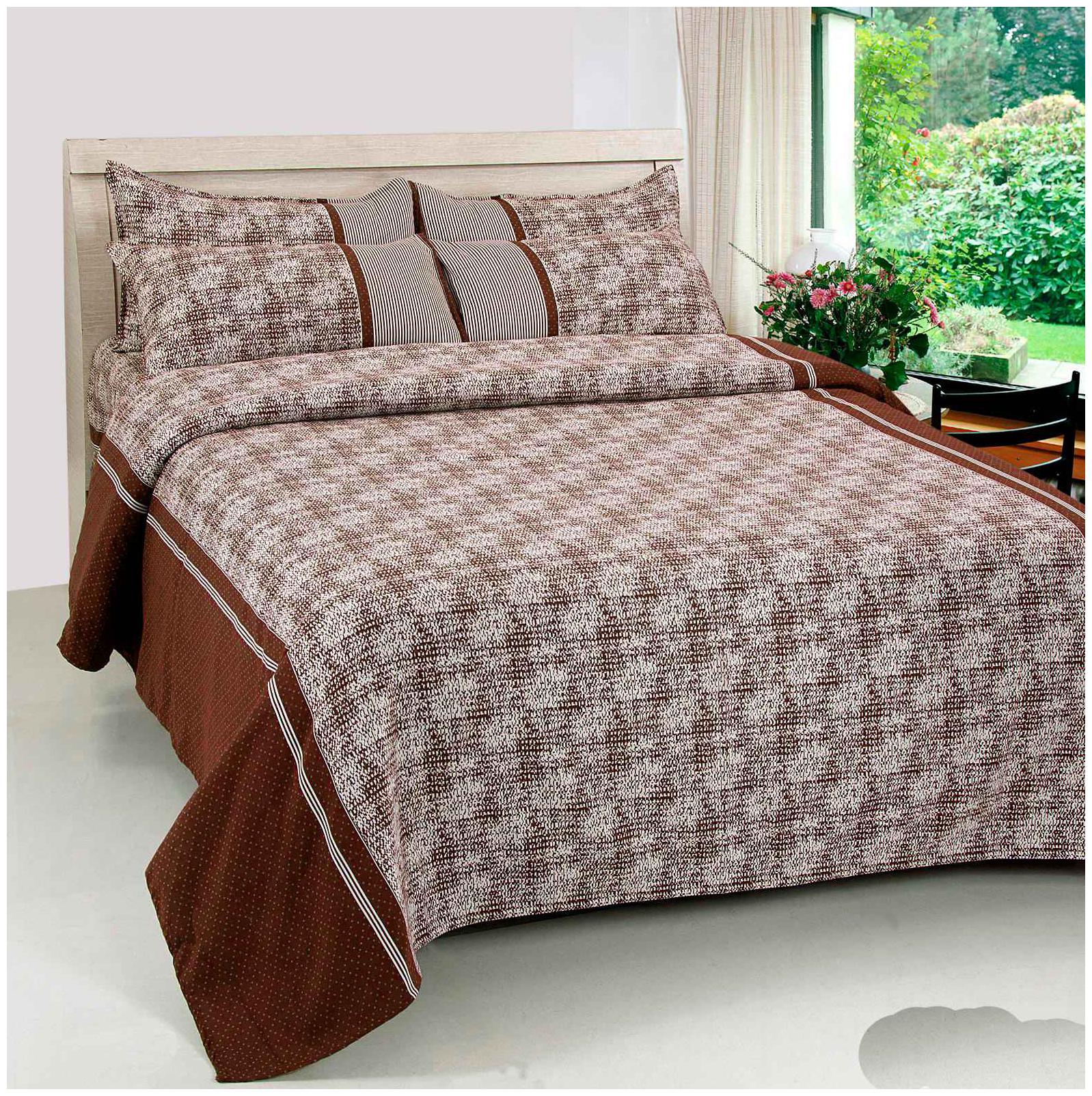 

Aazeem Cotton Abstract Double Size Bedsheet 110 TC ( 1 Bedsheet With 2 Pillow Covers Multi )