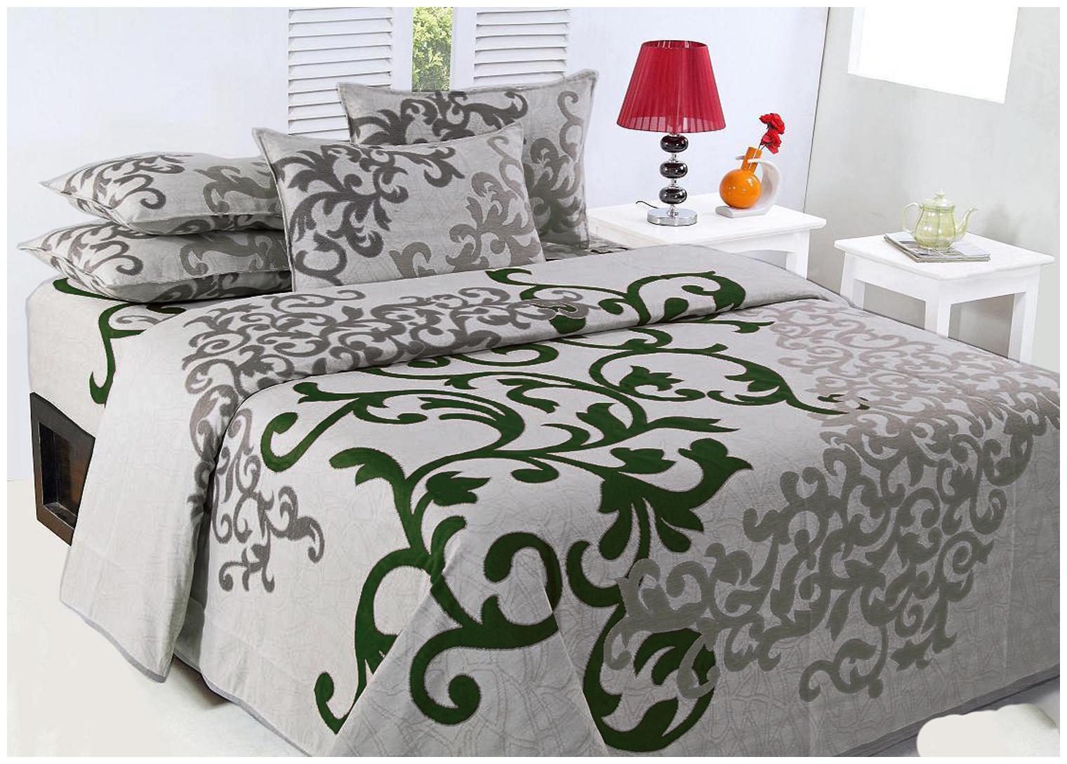 

Aazeem Cotton Abstract Double Size Bedsheet 110 TC ( 1 Bedsheet With 2 Pillow Covers Multi )