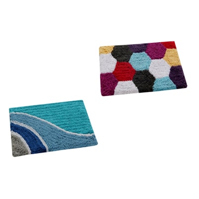 

Aazeem Multicolor Cotton Door Mat