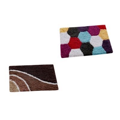 

Aazeem Multicolor Cotton Door Mat