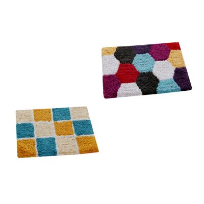 

Aazeem Multicolor Cotton Door Mat