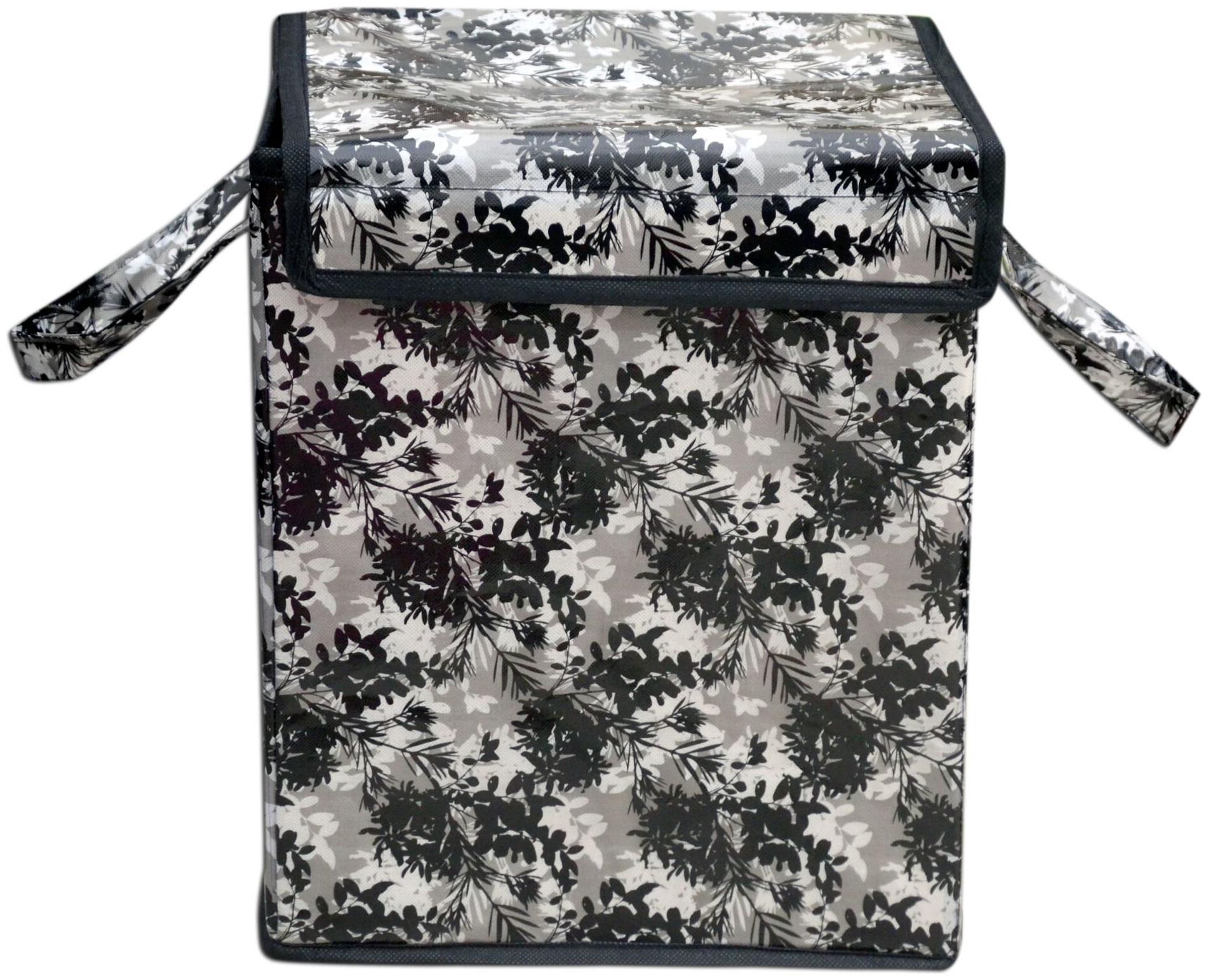 

Aazeem Pvc Black Laundry Basket ( Set of 1 )