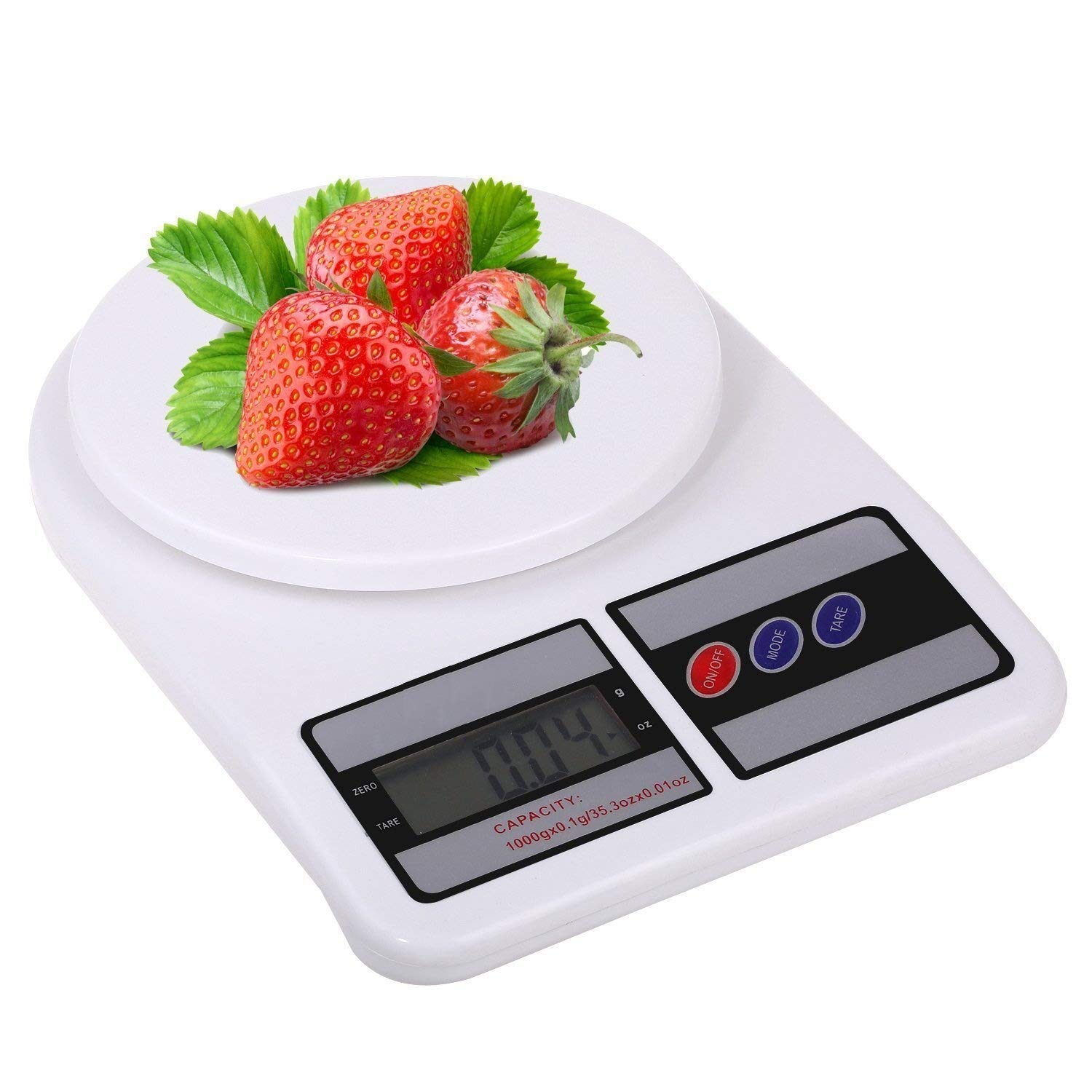 

ABLEGATE Electronic Kitchen Digital Weighing Scale Multipurpose (White 10 Kg)