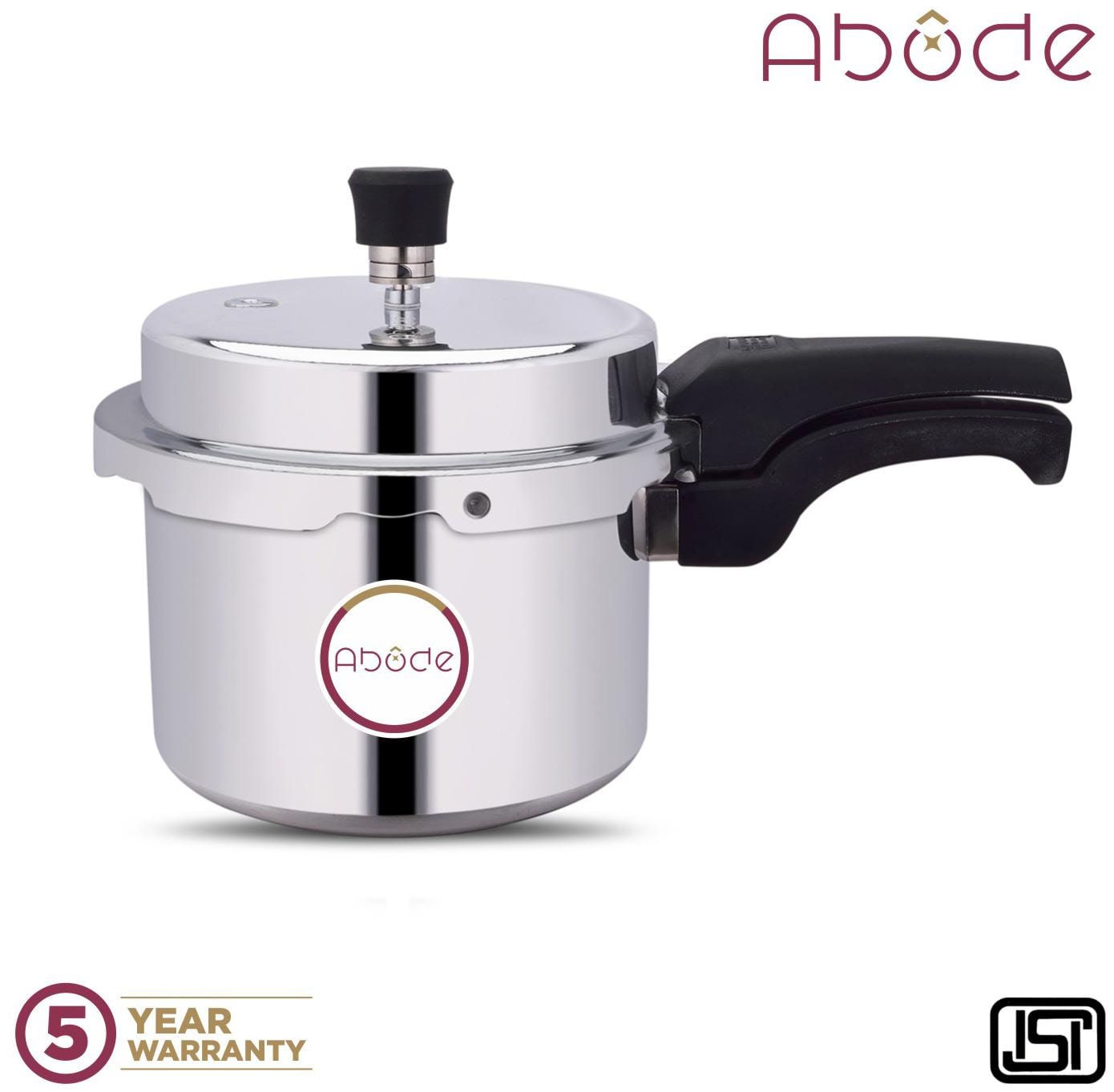 

Abode Aluminium Pressure Cooker 3 L Silver