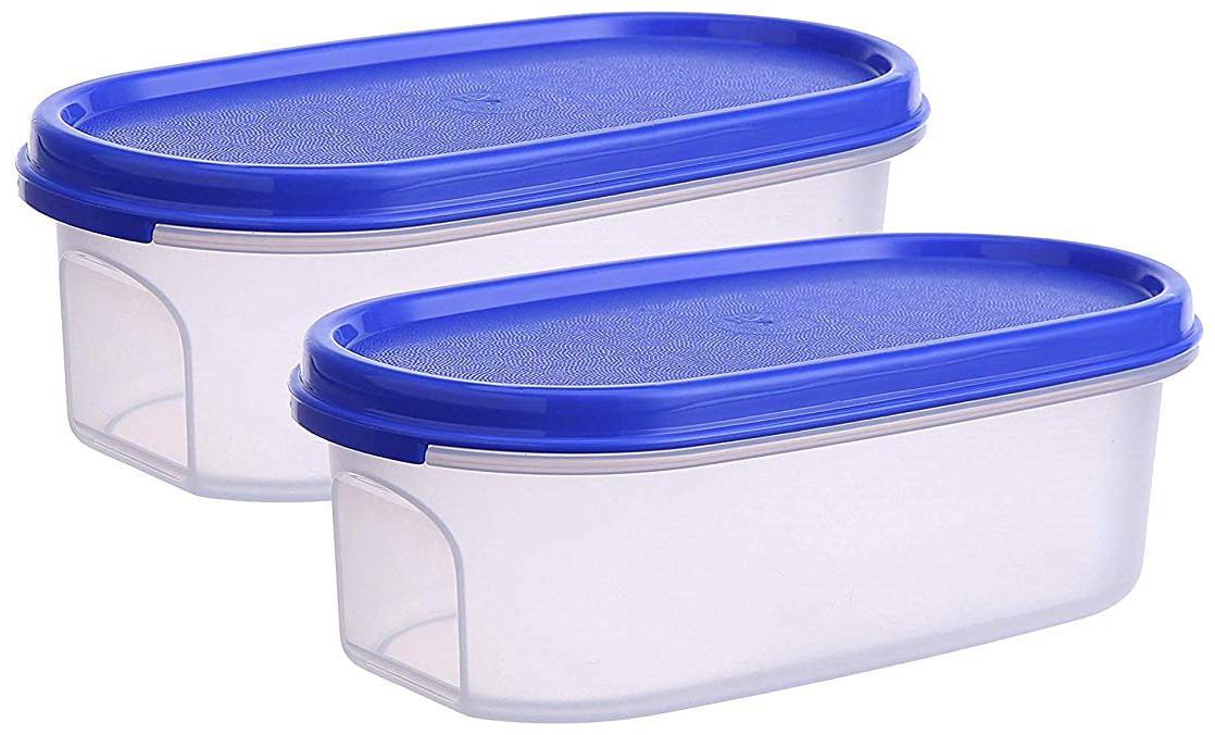 

Abode 1000 ml Blue Plastic Container Set - Set of 2