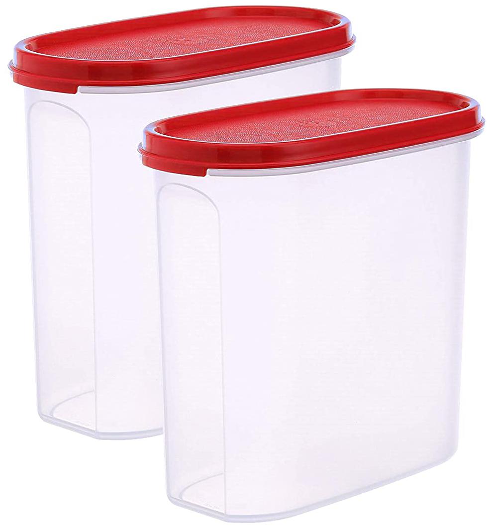 

Abode 3400 ml Red Plastic Container Set - Set of 2