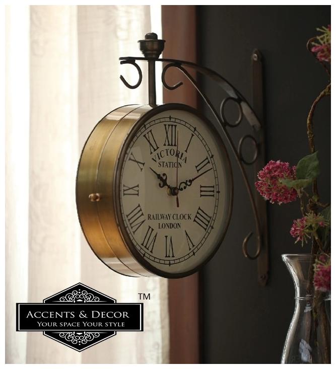 

Accents Decor Metal Analog Wall clock ( Set of 1 )